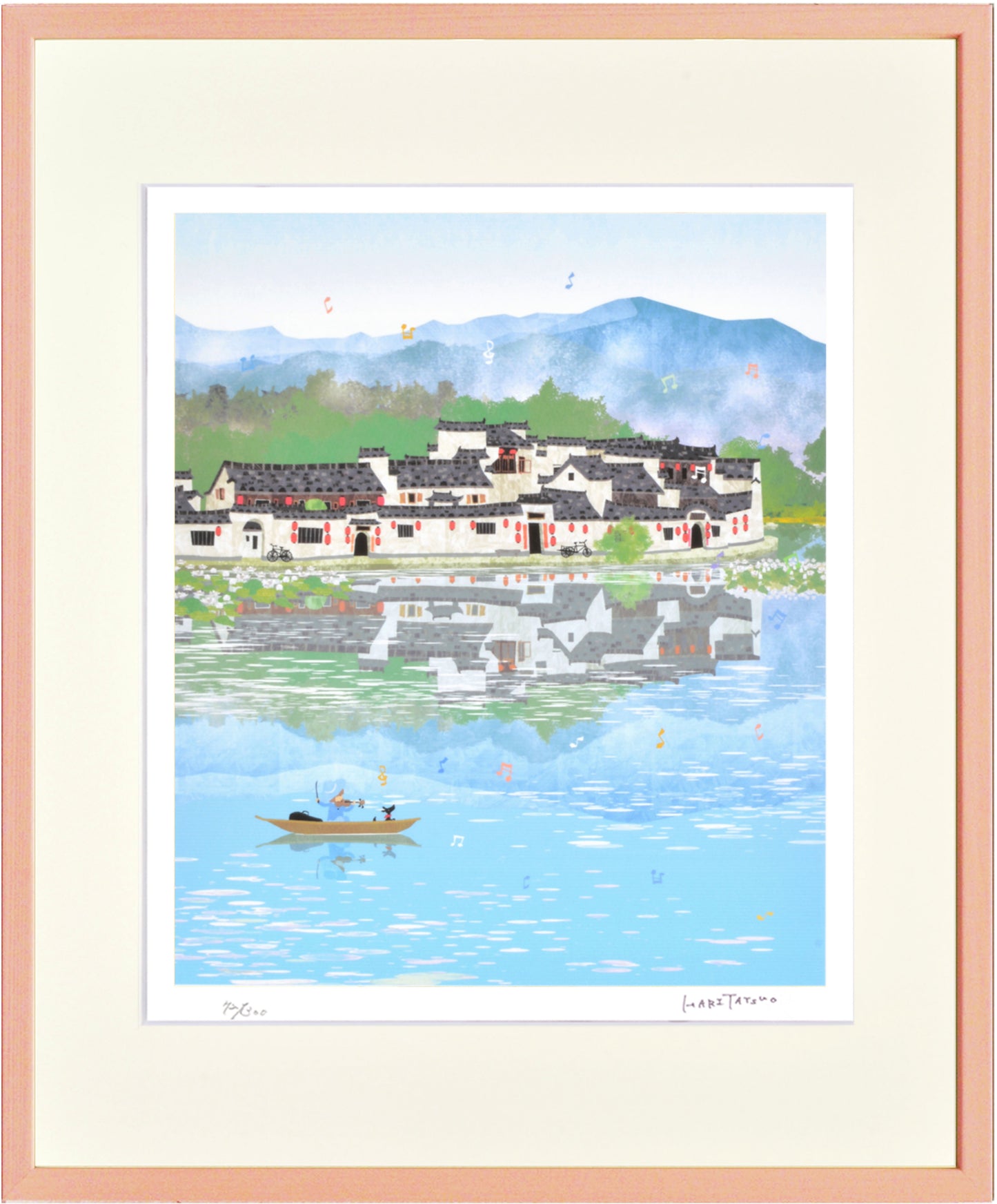 中国宏村の情景