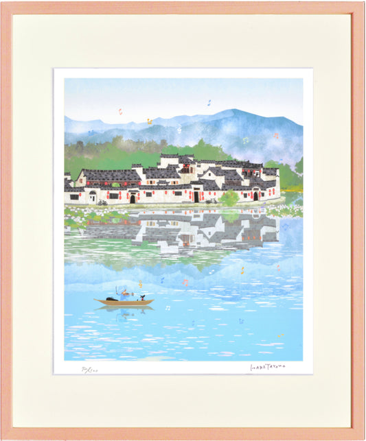 中国宏村の情景