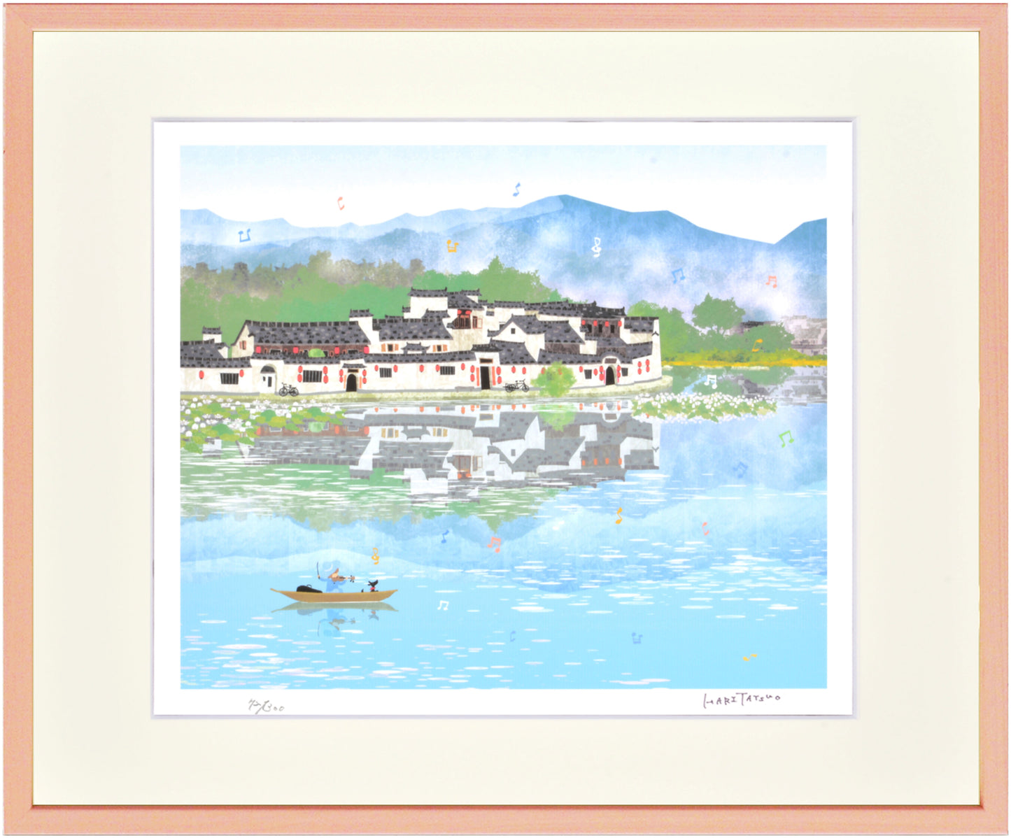 中国宏村の情景