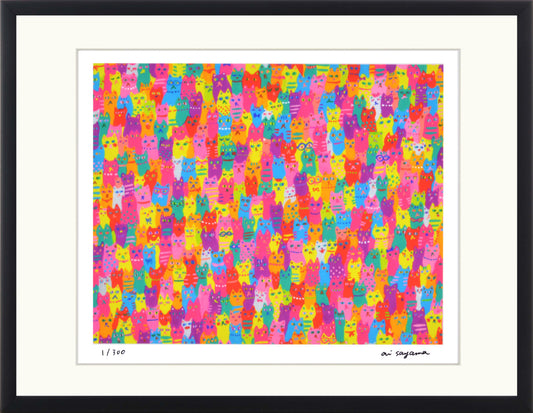 ねこだらけ-colorful-